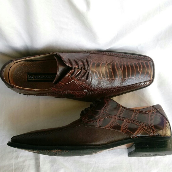 stacy adams alligator dress shoes